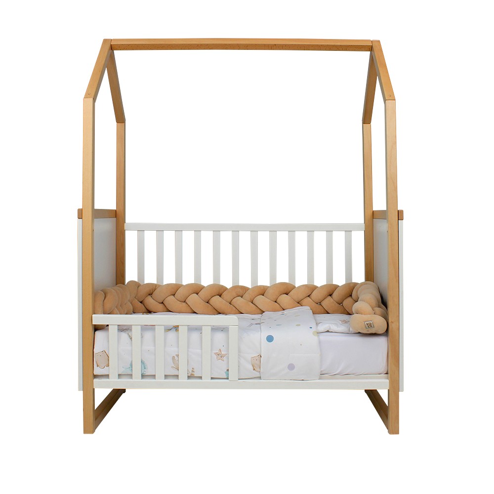 KIDZZ POSTELJINA 4 DELA SA PLETENICOM TUFNE 