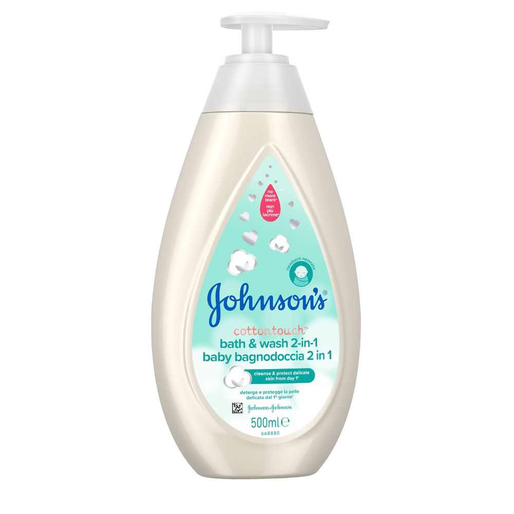 JOHNSONS BABY KUPKA COTTONTOUCH 2U1 500ML 