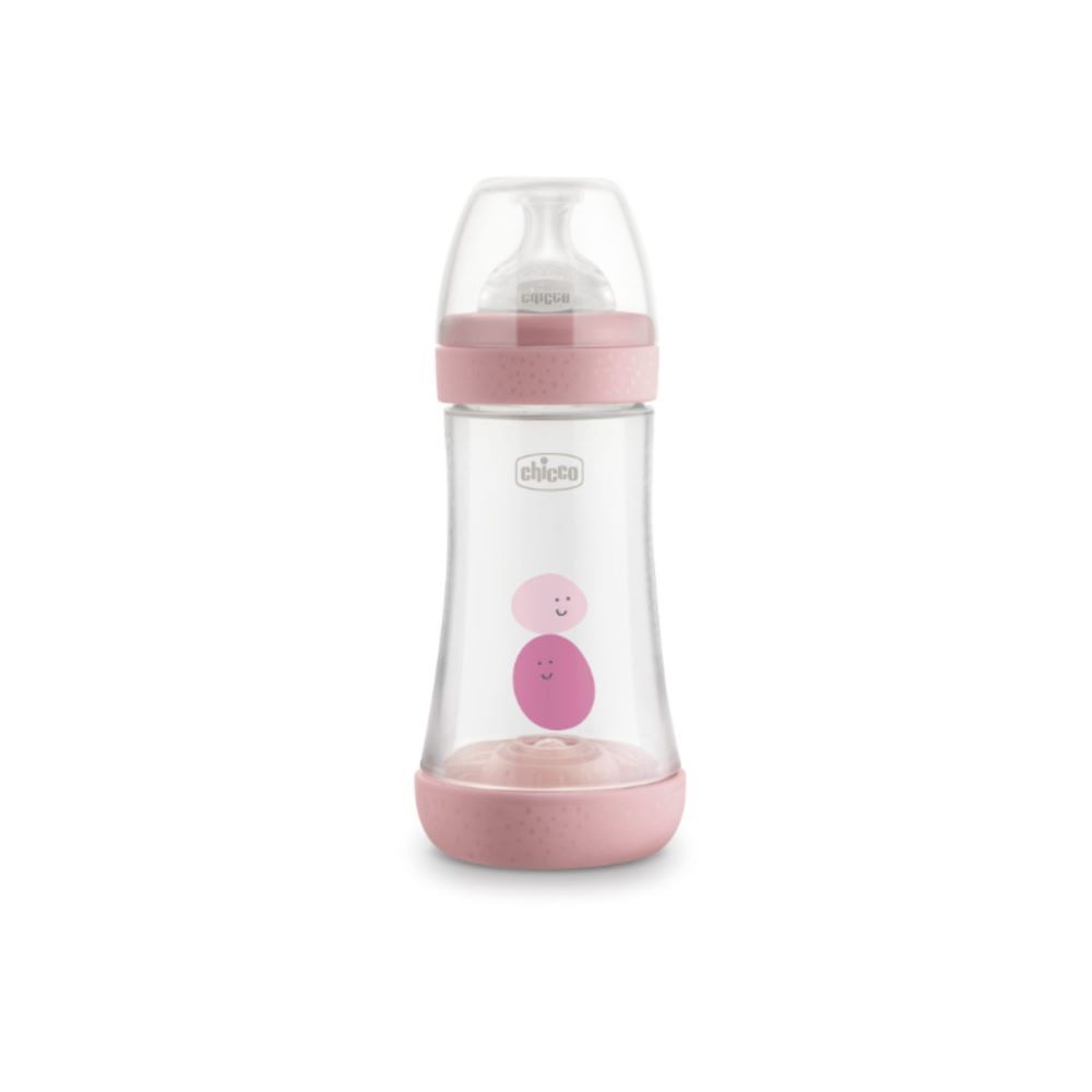 CHICCO PERFECT5 FLASICA ROZE 2M+ 240ML 