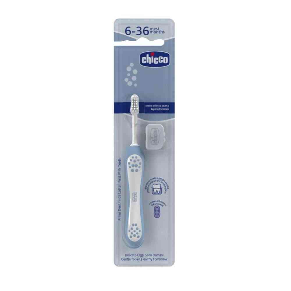 CHICCO ČETKICA ZA ZUBE INDIGO PLAVA 6-36M