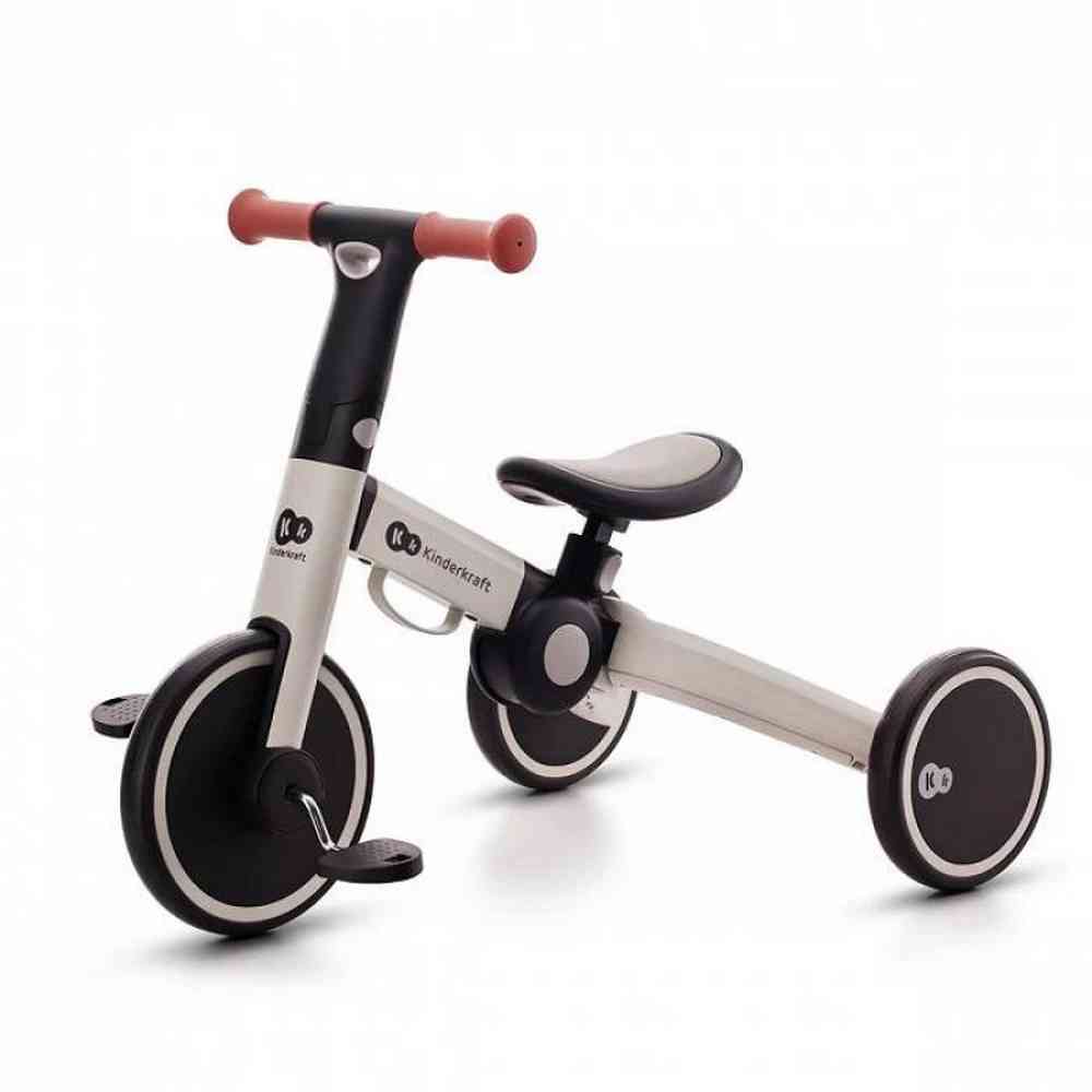 KINDERKRAFT TRICIKL 3U1 4TRIKE SILVER GREY 