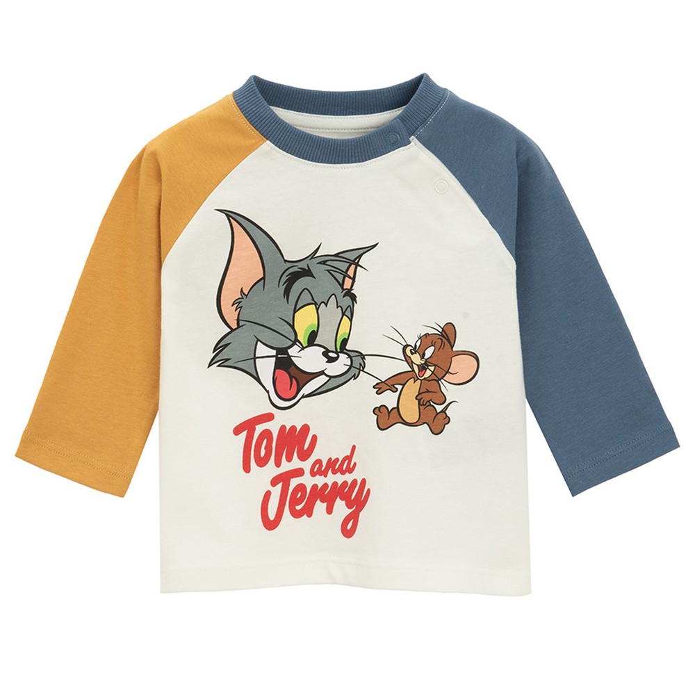 COOL CLUB MAJICA DUG RUKAV WARNER BROS TOM AND CREAMY BOTANIC