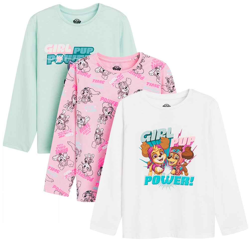 COOL CLUB MAJICA DUG RUKAV 3KOM PAW PATROL
