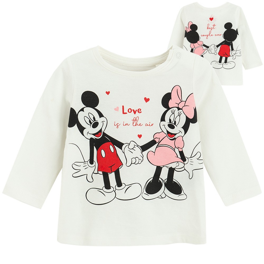 COOL CLUB MAJICA DUG RUKAV DISNEY MINNIE MOUSECREAMY