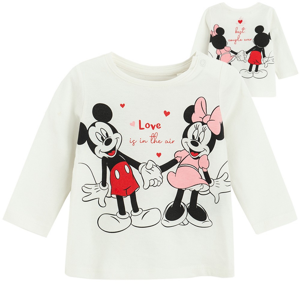 COOL CLUB MAJICA DUG RUKAV DISNEY MINNIE MOUSECREAMY 