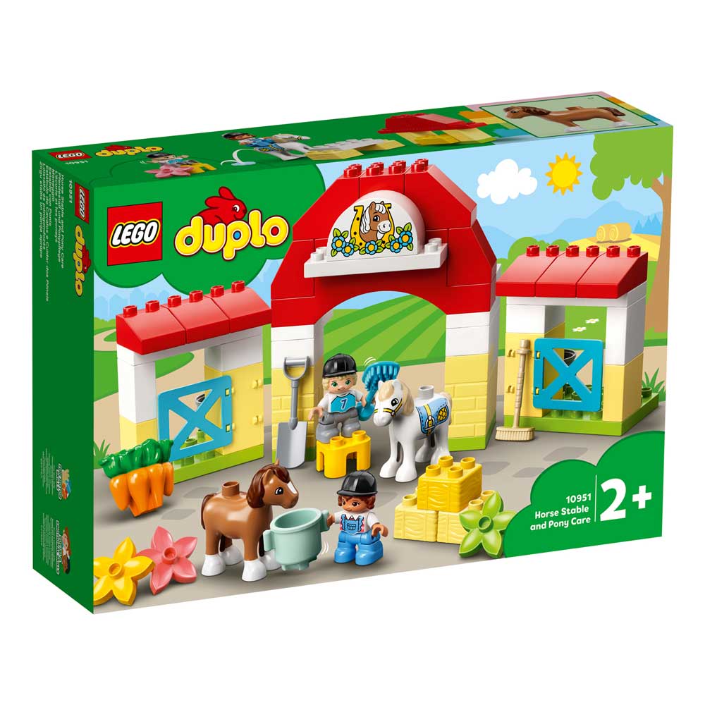 LEGO DUPLO TOWN HORSE STABLE AND PONY CARE 