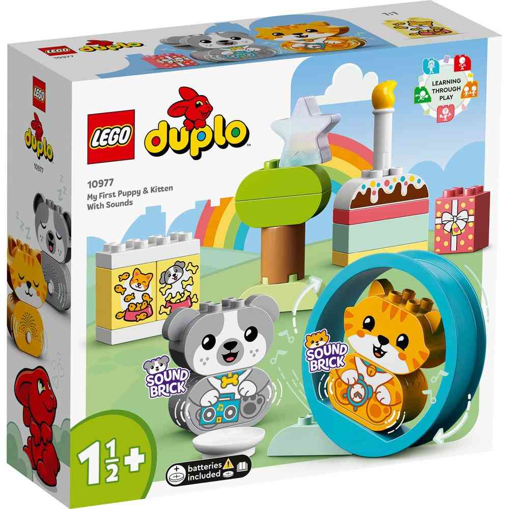 LEGO DUPLO MY FIRST MY FIRST PUPPY & KITTEN WITH SOUNDS 