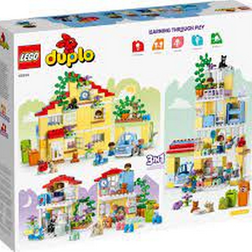 LEGO DUPLO TOWN 3IN1 FAMILY HOUSE 