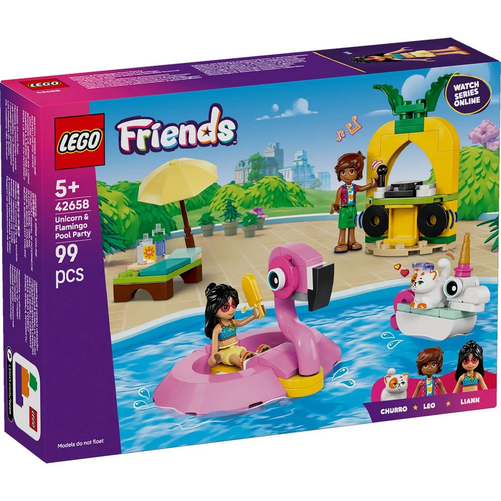 LEGO Unicorn & Flamingo Pool Party 