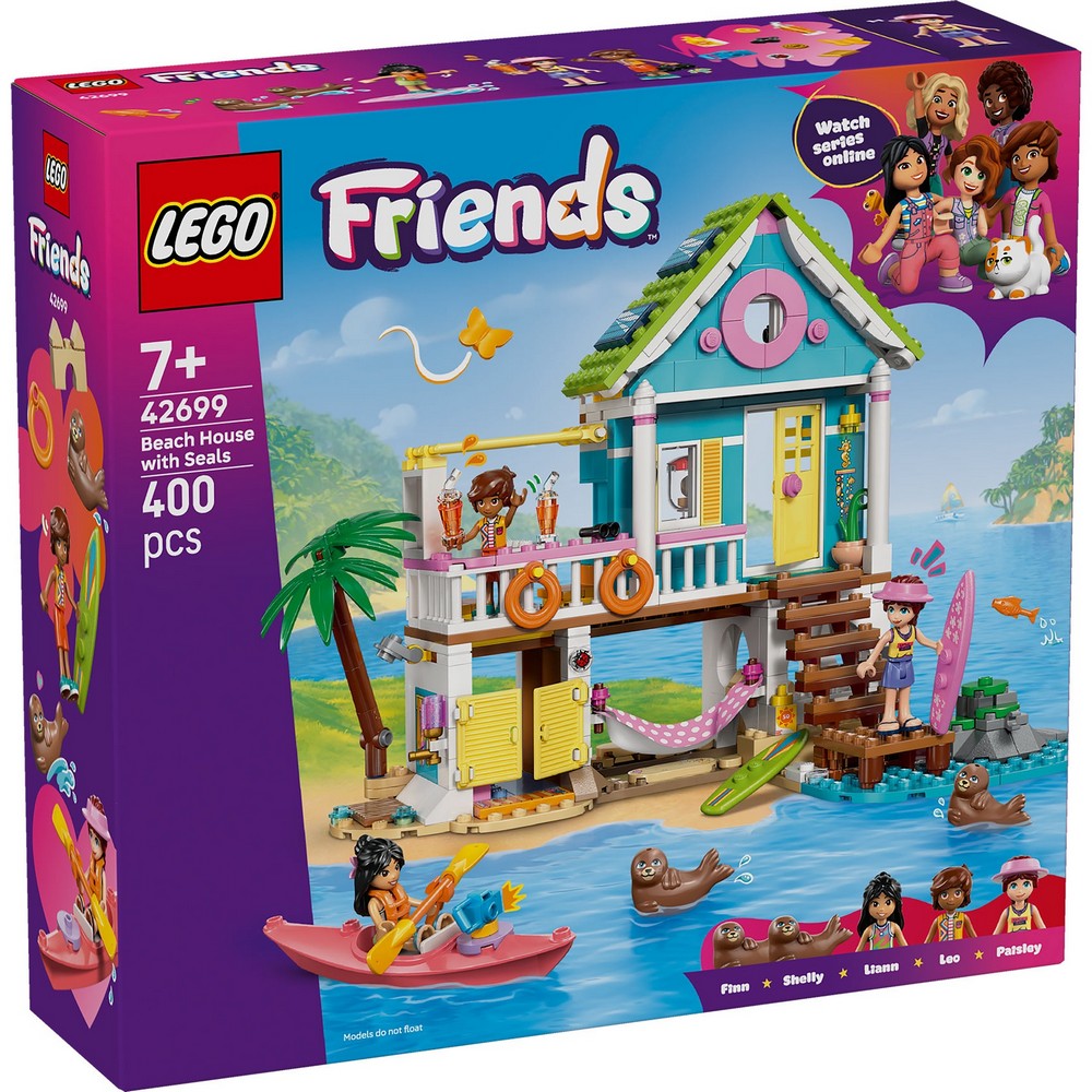 LEGO FRIENDS BEACH HOUSE WITH SEALS 