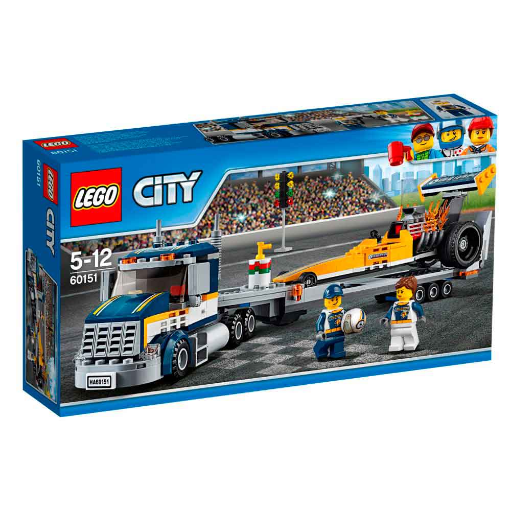 LEGO CITY DRAGSTER TRANSPORTER 