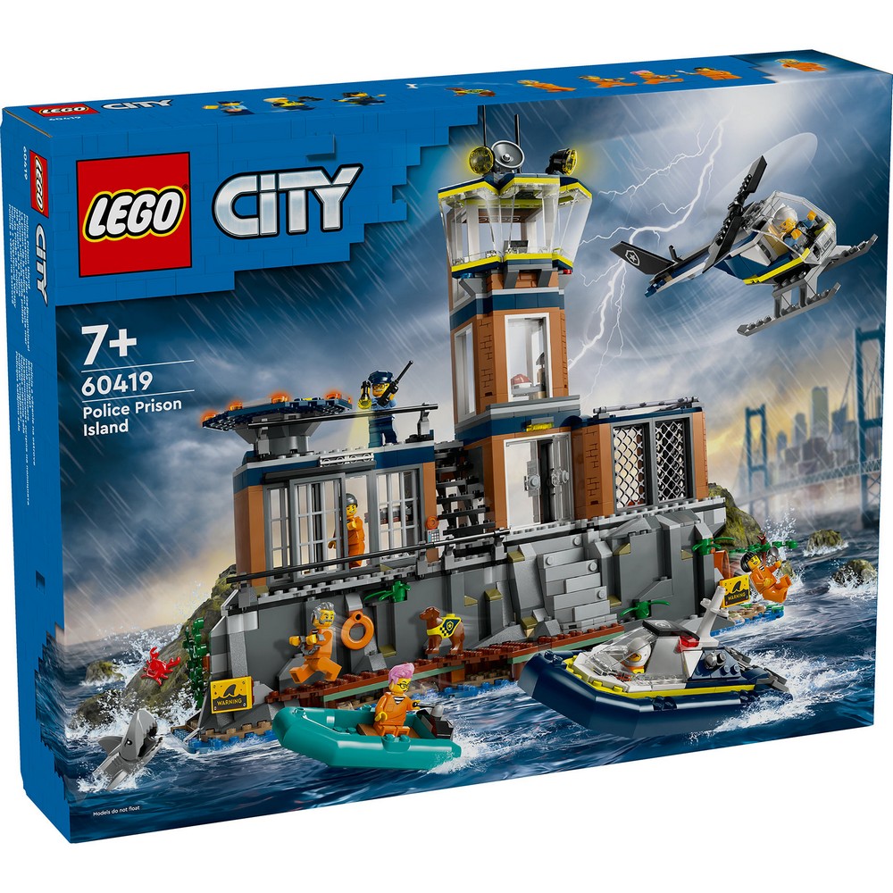 LEGO CITY POLICE POLICE PRISON ISLAND 