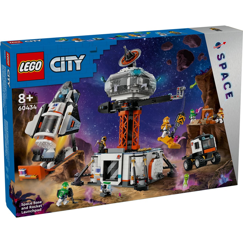 LEGO CITY SPACE SPACE BASE AND ROCKET LAUNCHPAD 