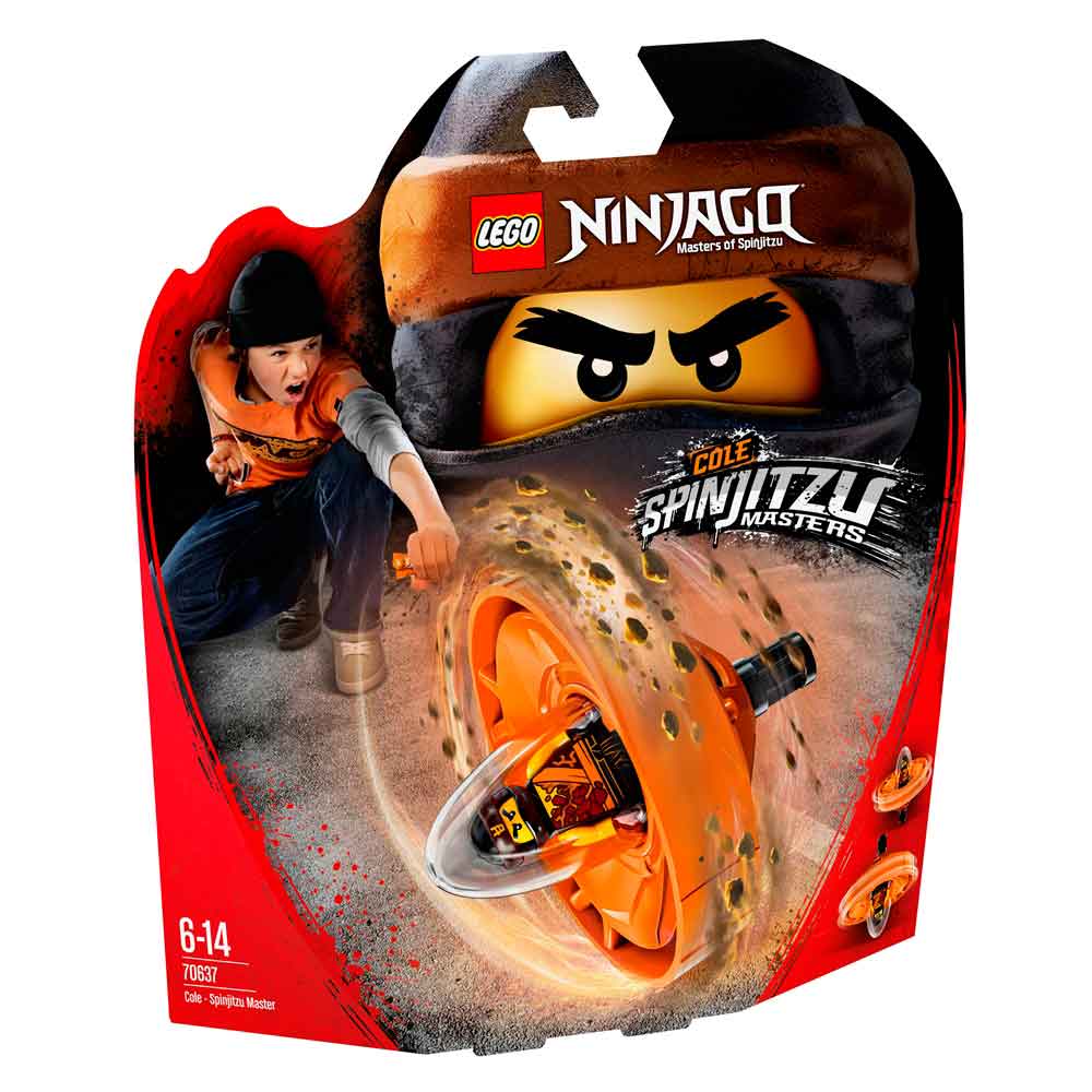 LEGO NINJAGO COLE - SPINJITZU MASTER 