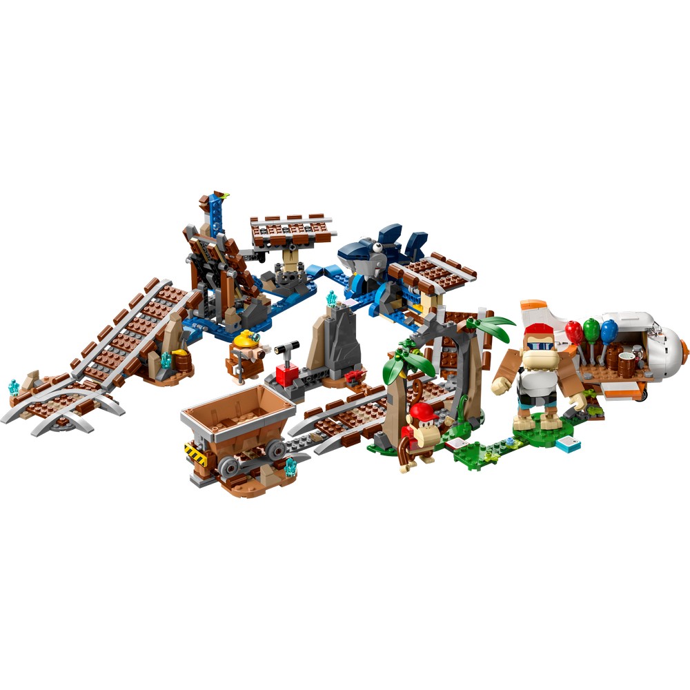 LEGO SUPER MARIO DIDDY KONGS MINE CART RIDE EXPANSION SET 