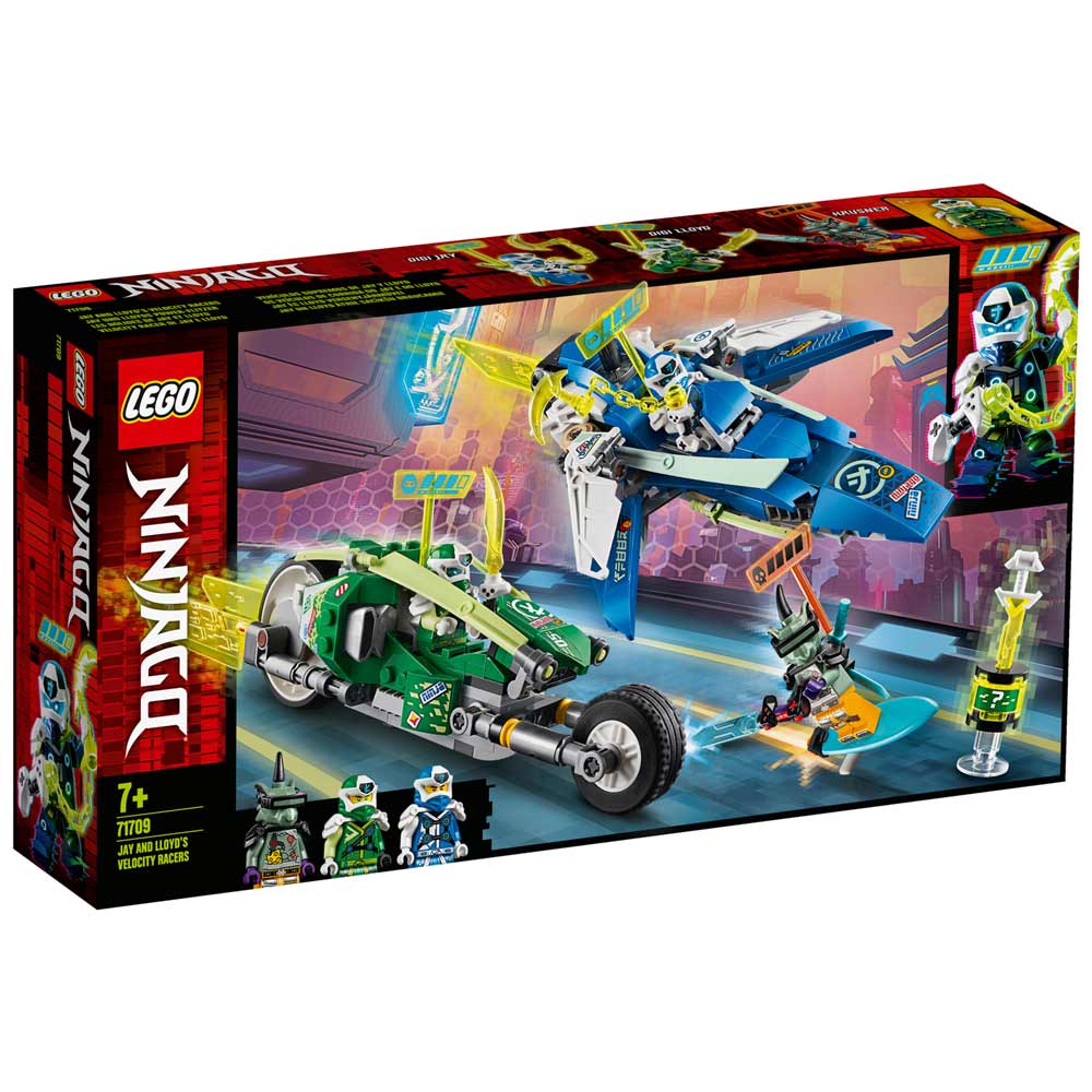 LEGO NINJAGO JAY AND LLOYDS VELOCITY RACERS 