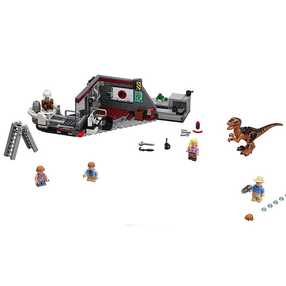 LEGO JURASSIC WORLD VELOCIRAPTOR CHASE 