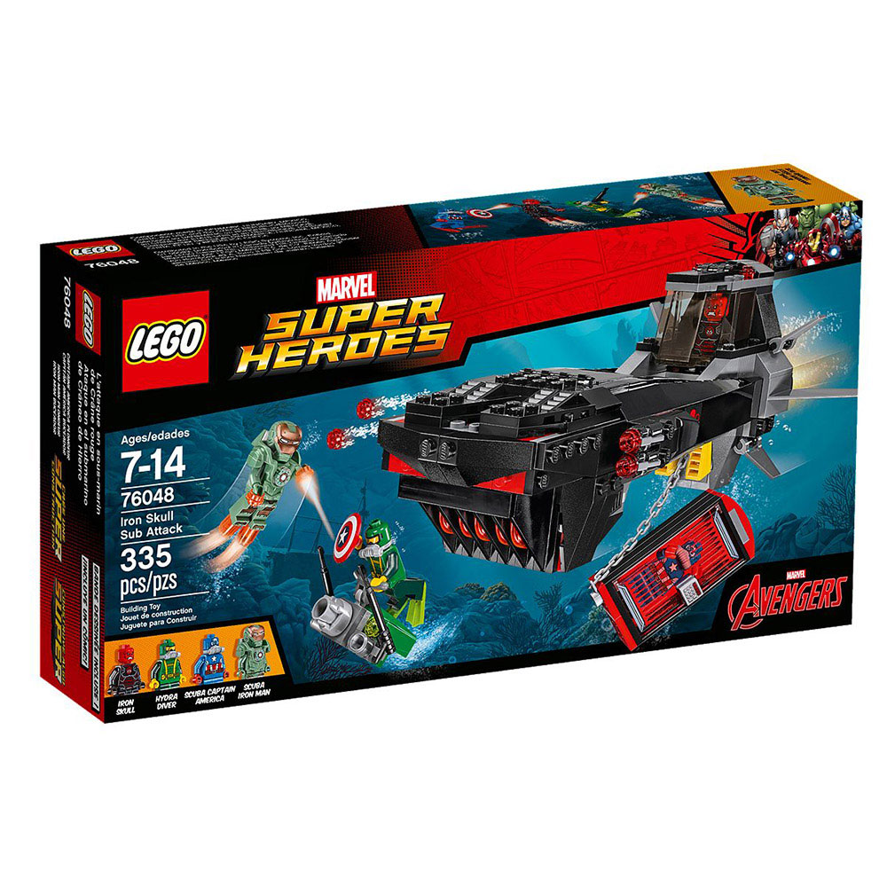LEGO SUPER HEROES IRON SKULL SUB ATTACK 