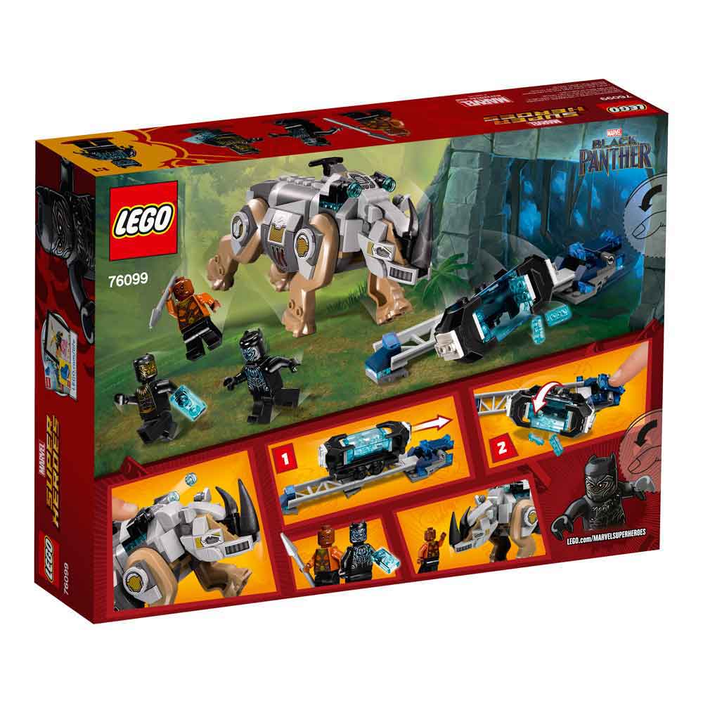 LEGO SUPER HEROES RHINO FACE OFF BY THE MINE 