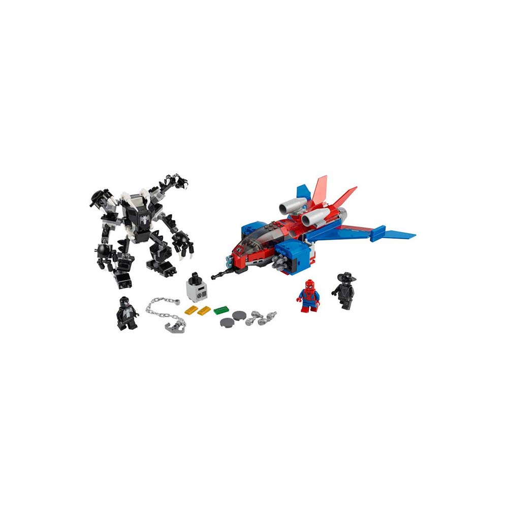 LEGO SUPER HEROES SPIDERJET VS VENOM MECH 