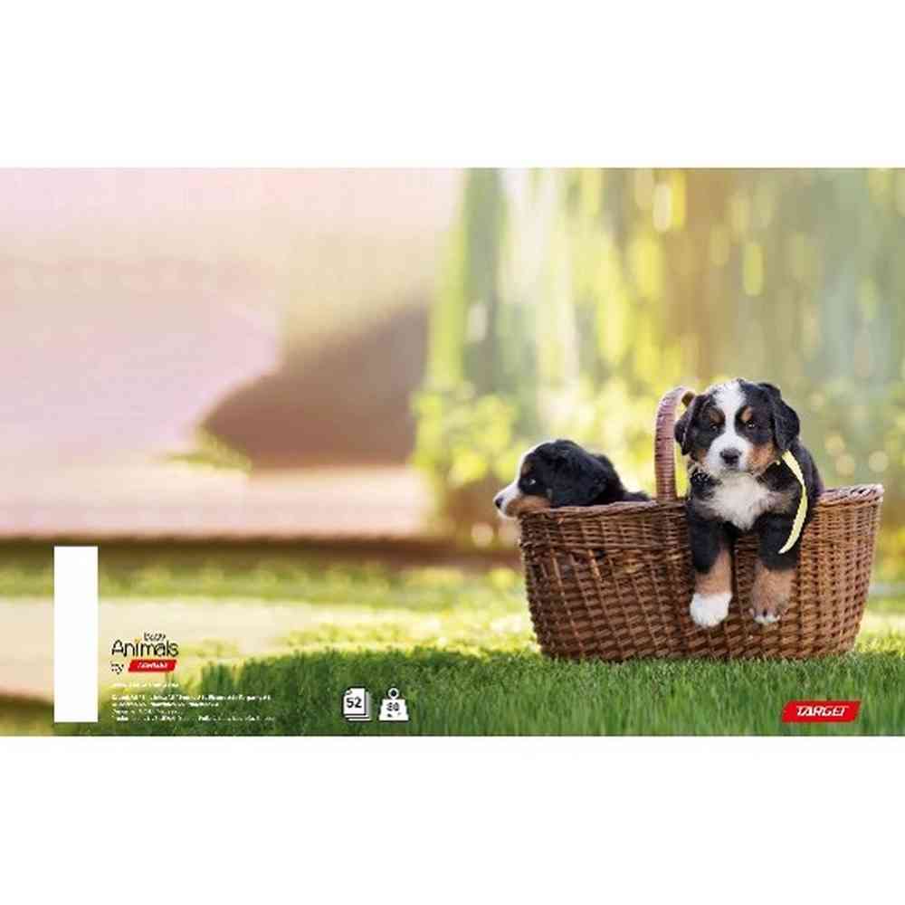 SVESKA A5 LINIJE TARGET ANIMAL BABY 26058 