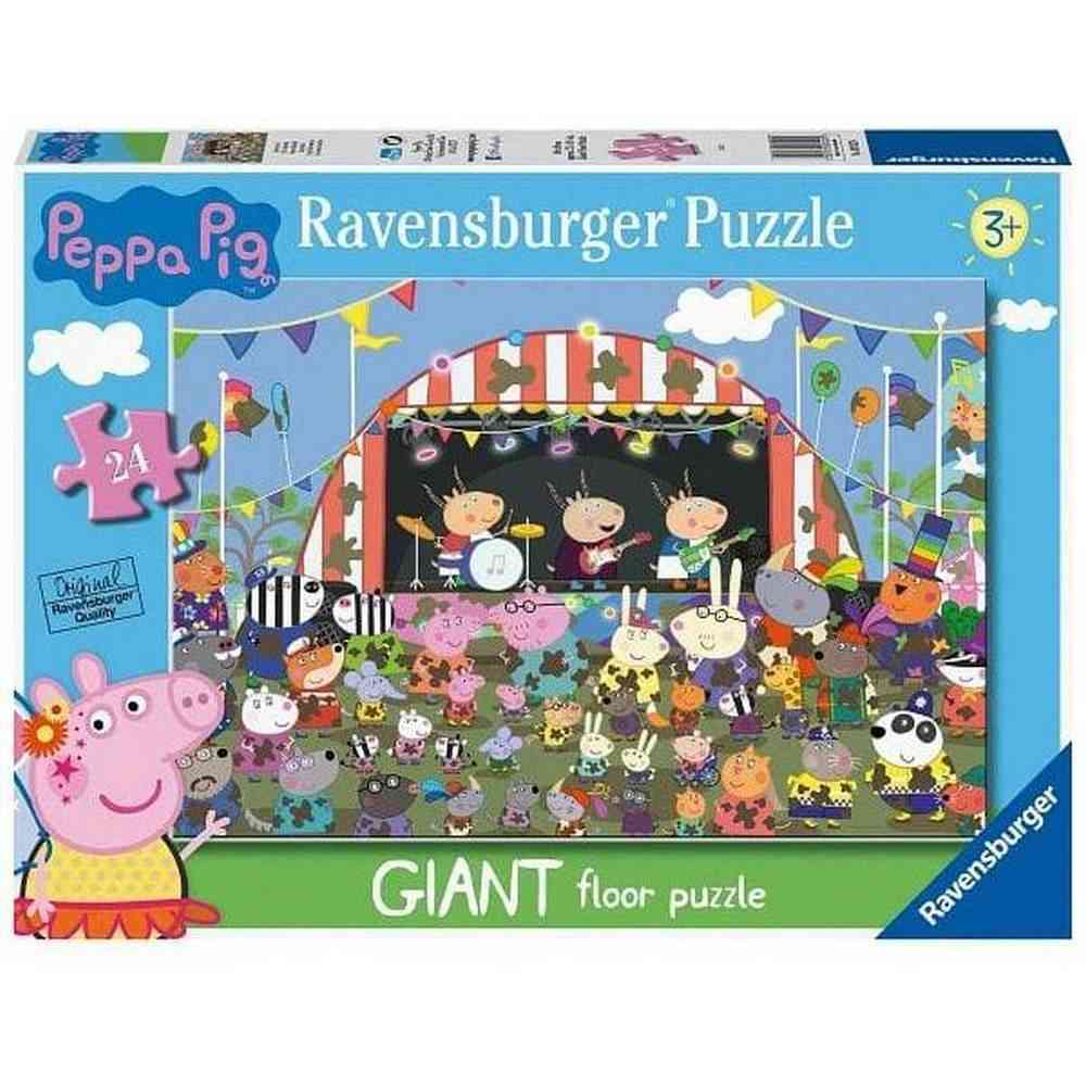 RAVENSBURGER PUZZLE (SLAGALICE) - PEPA PRASE VELIKA PODNA PUZLA RA03022