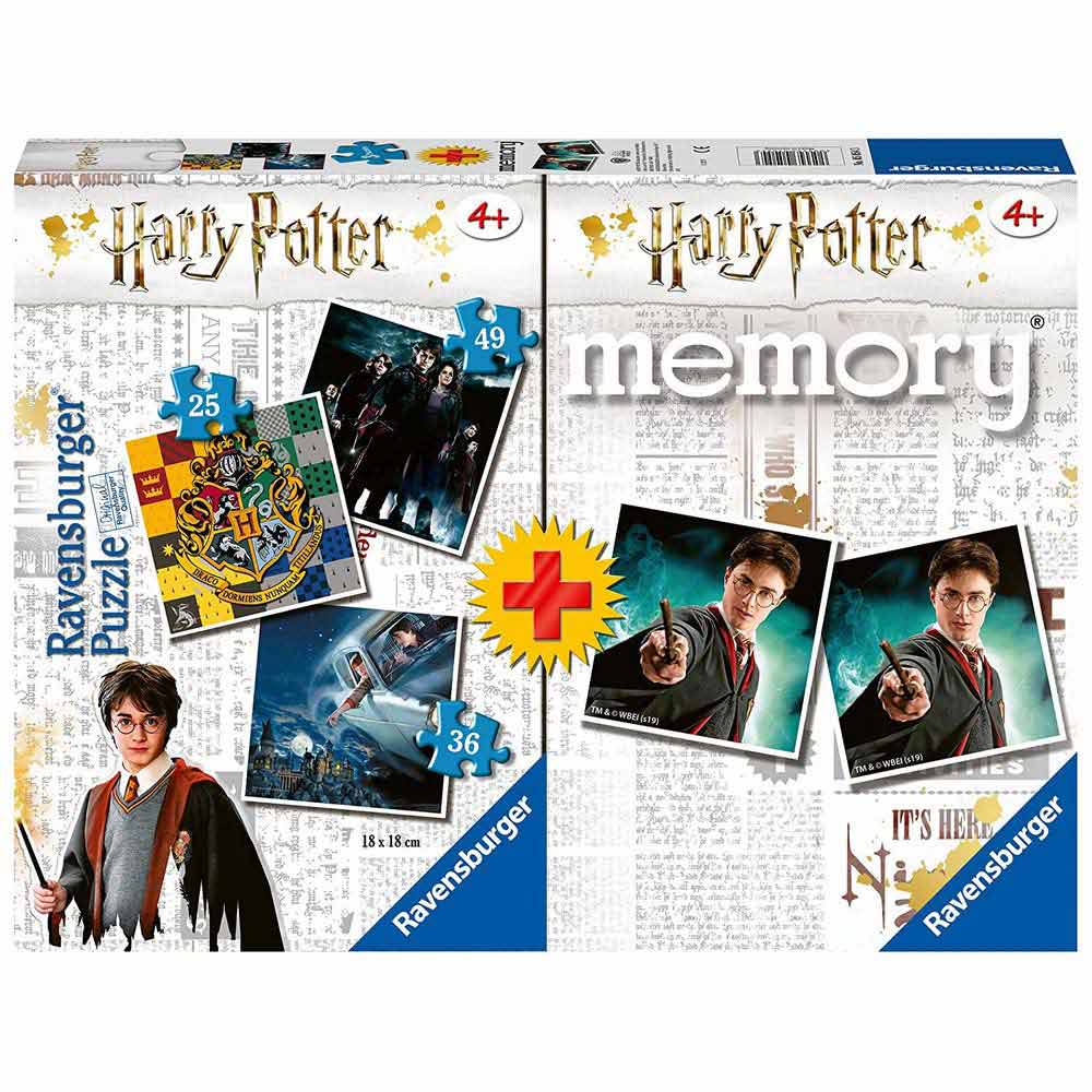 RAVENSBURGER PUZZLE MEMORIJA I PUZLA HARRY POTER 