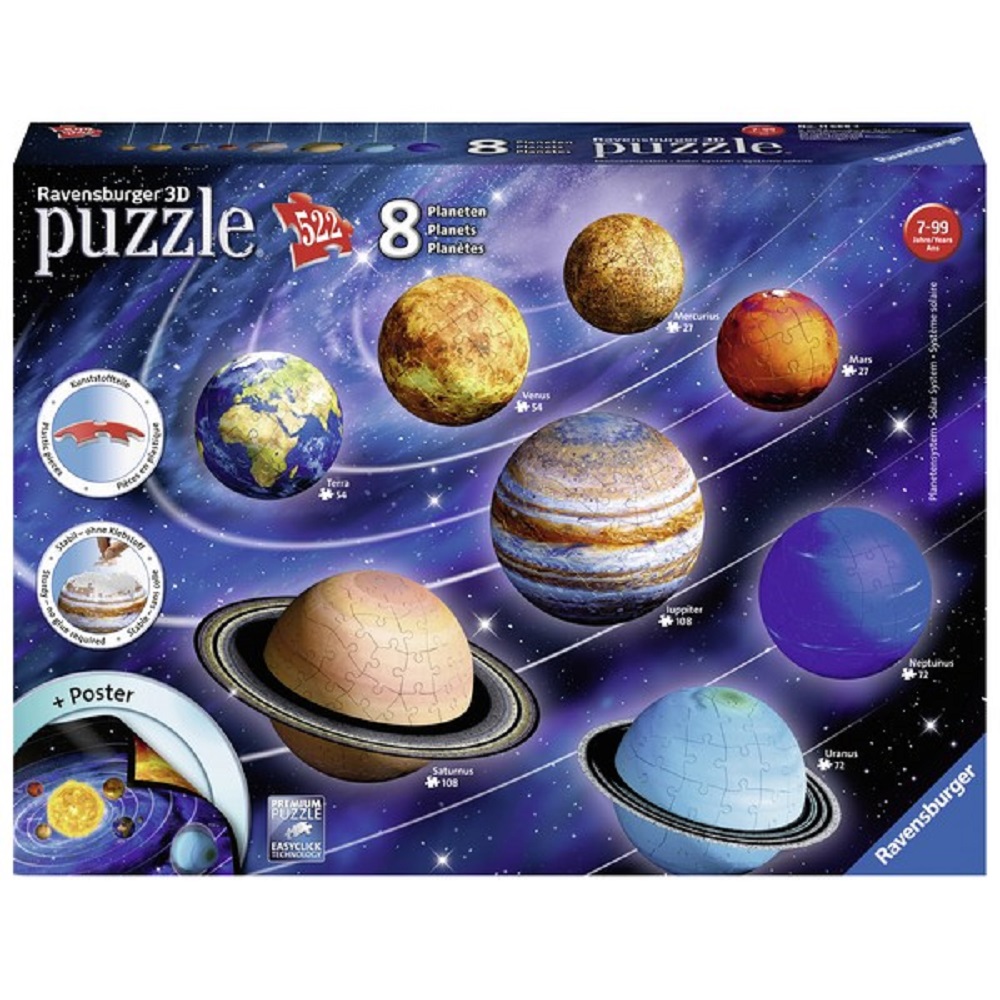 RAVENSBURGER 3D PUZZLE SOLARNI SITEM