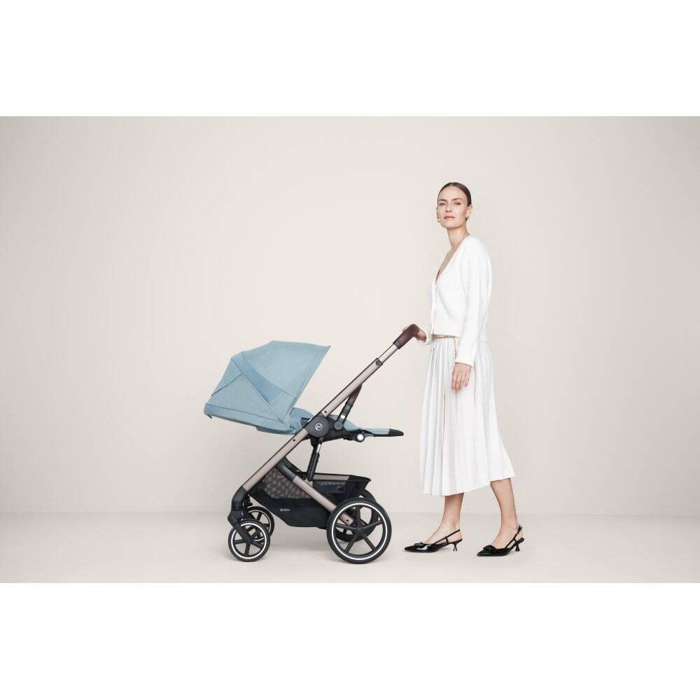 CYBEX KOLICA BALIOS S LUX TAUPE RAM SKY BLUE