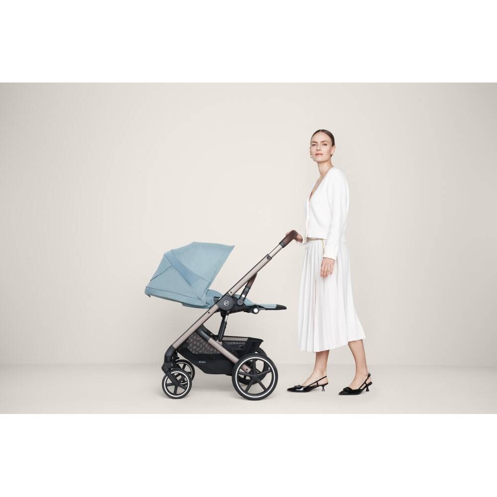 CYBEX KOLICA BALIOS S LUX TAUPE RAM SKY BLUE 