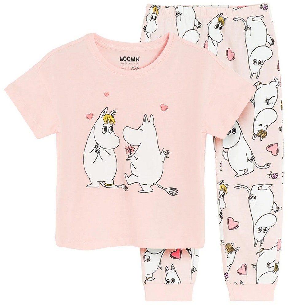 COOL CLUB MOOMINS PIDZAMA PINK 