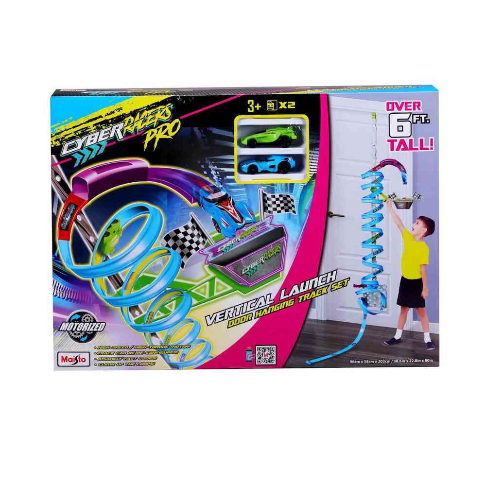 MAISTO VOZILO CYBER RACERS DOOR HOOP PLAY SET, INCL. 2 PC CYBER RACER VEH. 