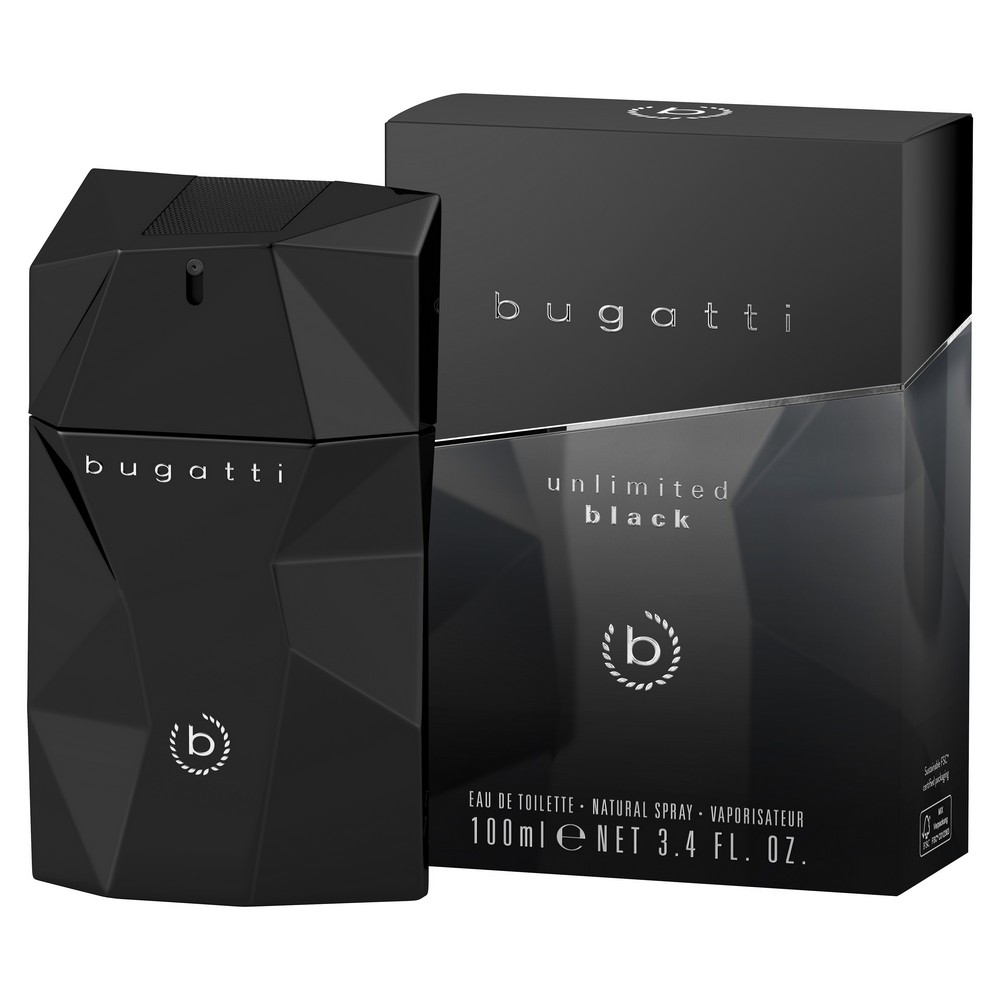 BUGATTI UNLIMITED BLACK MUŠKA TOALETNA VODA 100 ML 