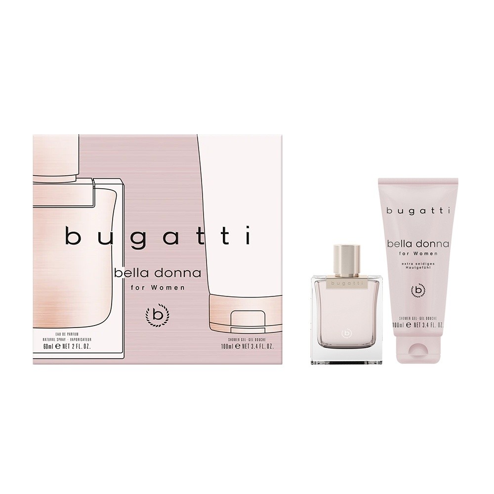 BUGATTI BELLA DONNA ŽENSKI SET PARFEM 60 ML I GEL ZA TUŠIRANJE 100 ML 