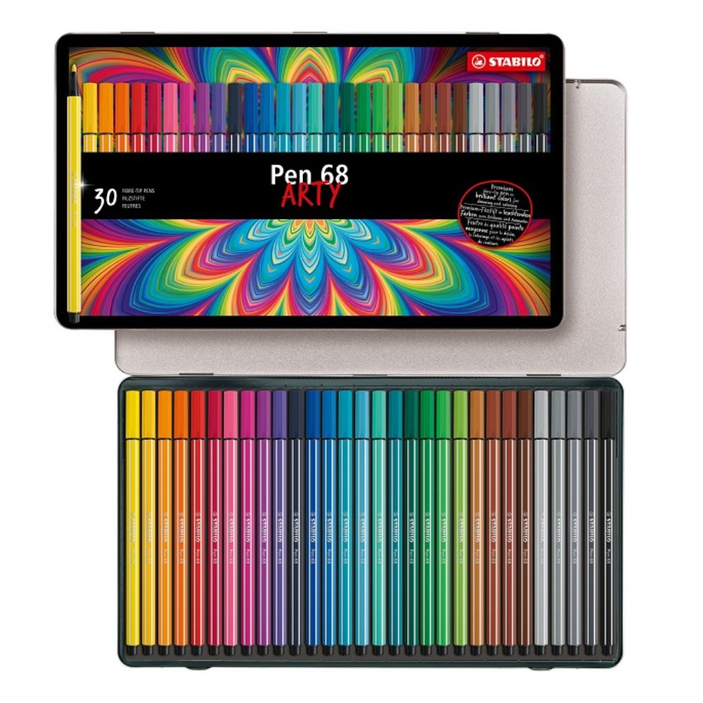 STABILO PEN 68 BRUSH FLOMASTER PAK.1/30