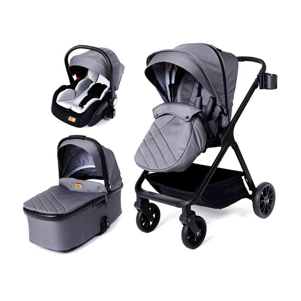 BBO KOLICA ZA BEBE 3U1 (A5) MAMAMIA - GREY