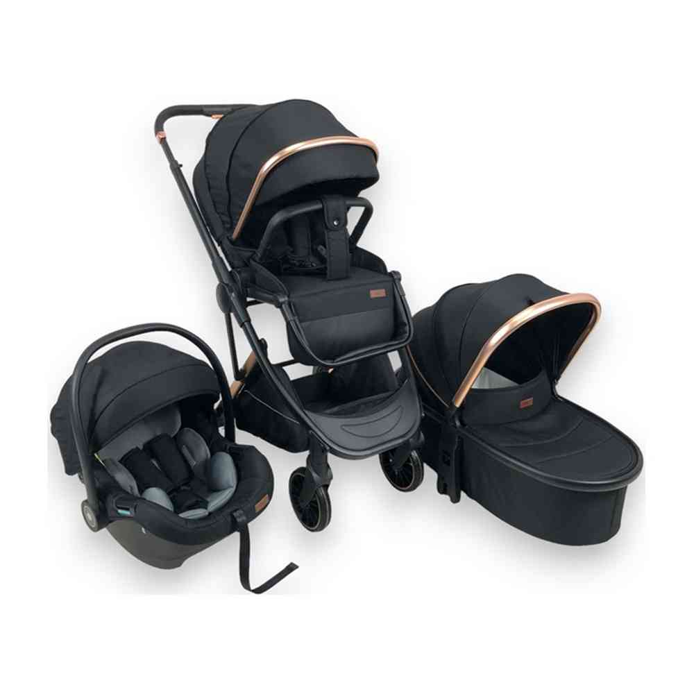 BBO KOLICA ZA BEBE 3U1 NEO (BD801) - BLACK