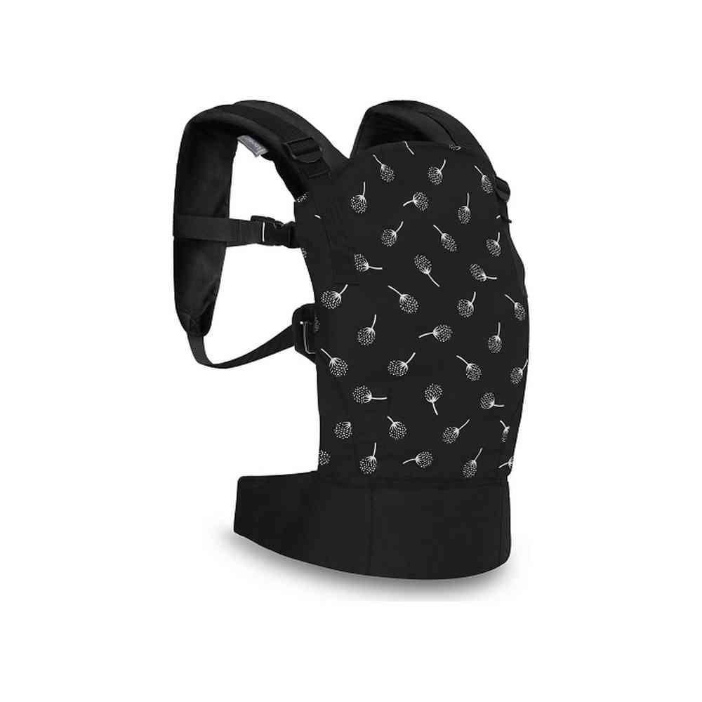 LORELLI KENGUR ERGONOMIC WALLY - BLACK FLORAL