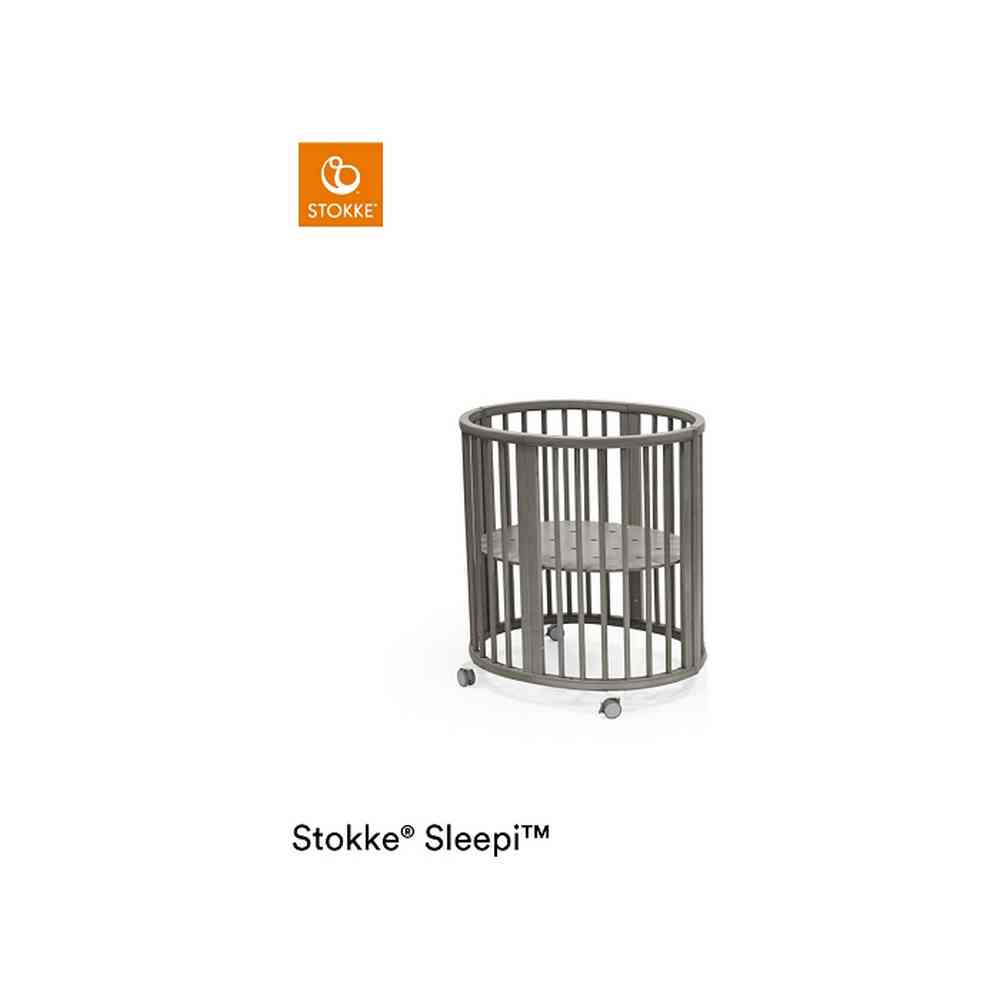 STOKKE SLEEPI V3 MINI - HAZY GREY - S 64 CM X V 85 CM X D 82 CM