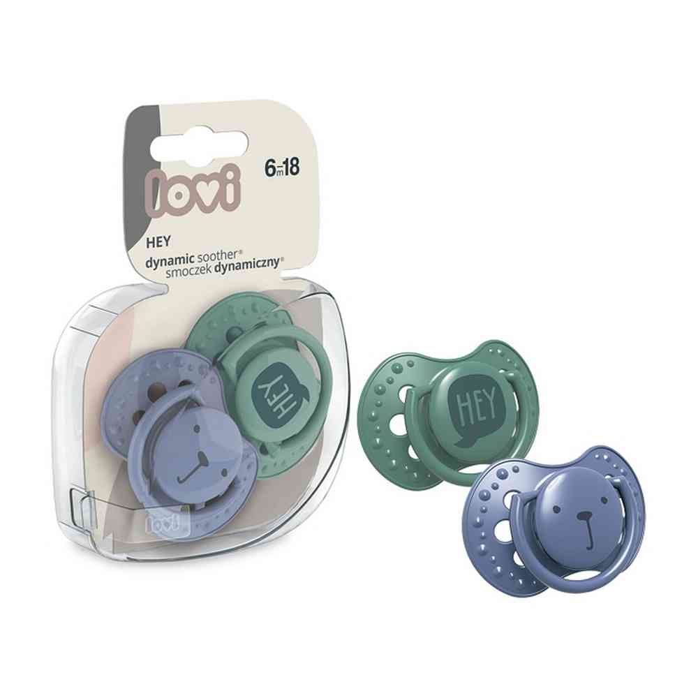 LOVI SILICONE DYNAMIC VARALICA 6-18M (2KOM) - HEY BOY