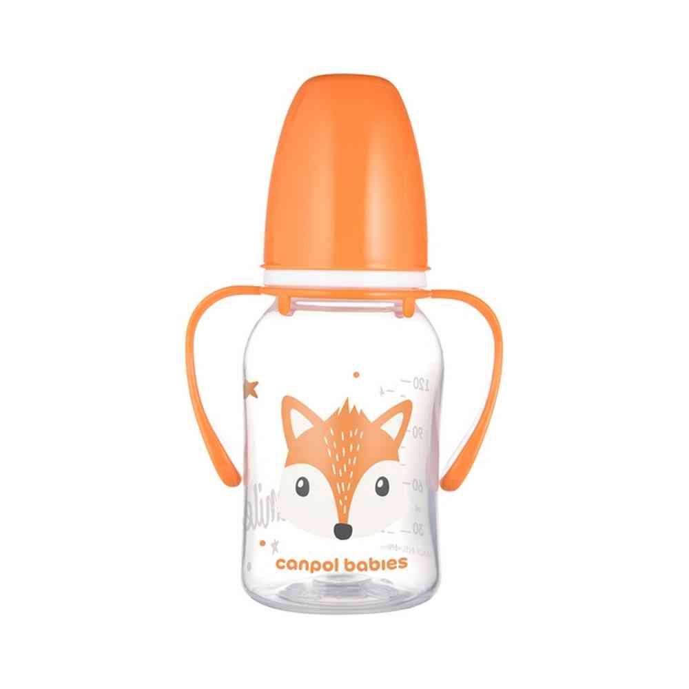 CANPOL BABIES FLASICA SA DRSKAMA CUTE ANIMALS 120ML (11/823) - ORANGE 