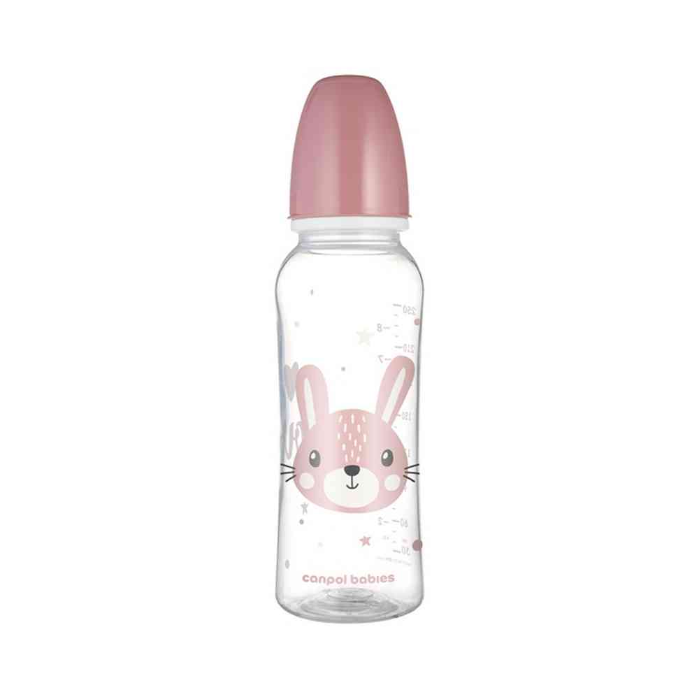 CANPOL BABIES FLASICA CUTE ANIMALS 250ML (11/841) - PINK