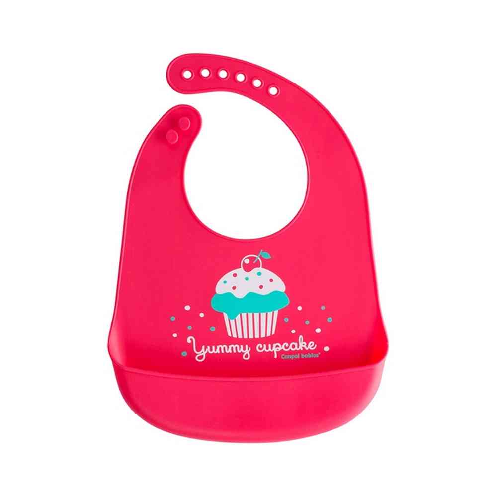 CANPOL BABIES SILIKONSKA PORTIKLA CUPCAKE 9M I (74/020) - RED