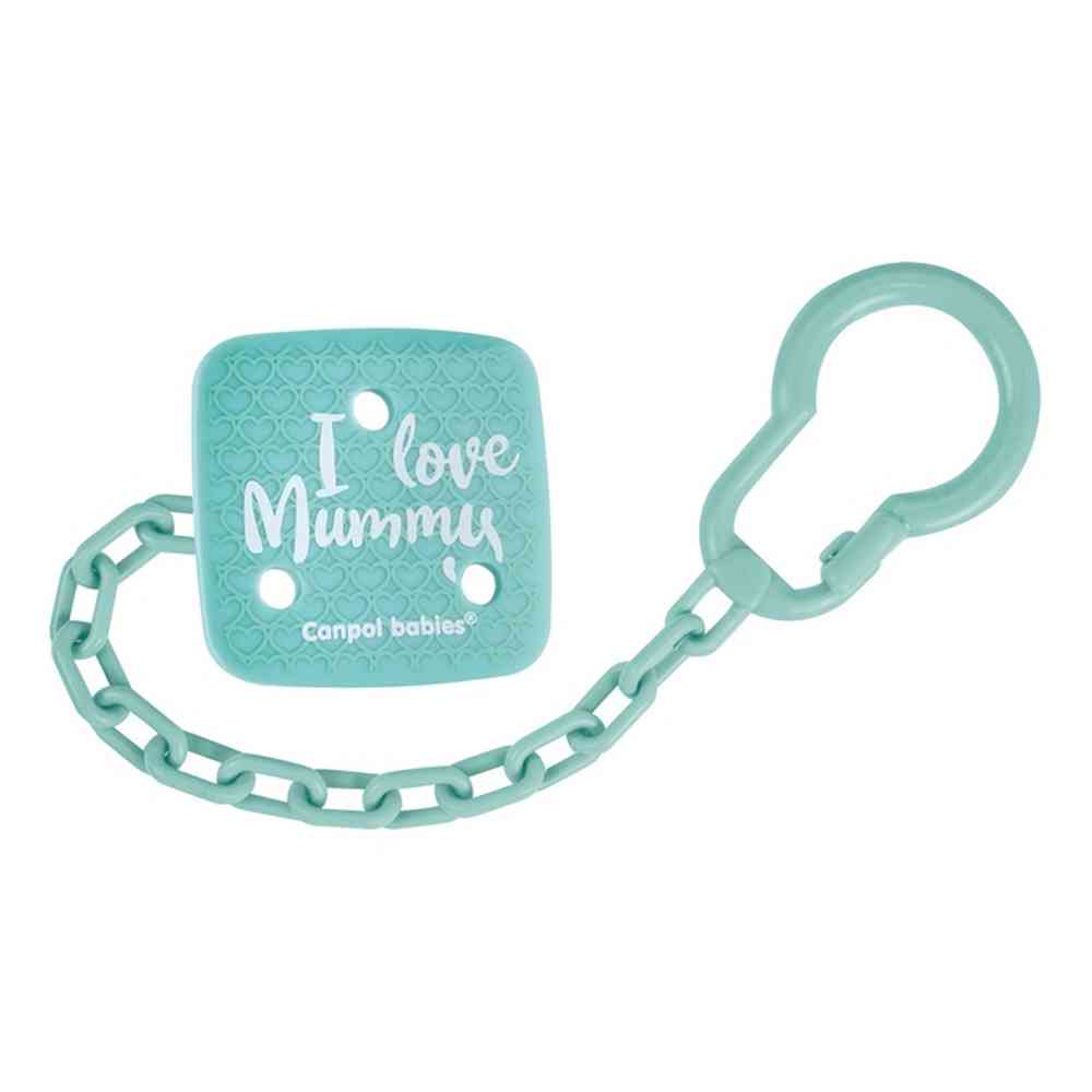 CANPOL BABIES LANAC ZA VARALICU I LOVE MUMMY (0M I ) - GREEN 2/434
