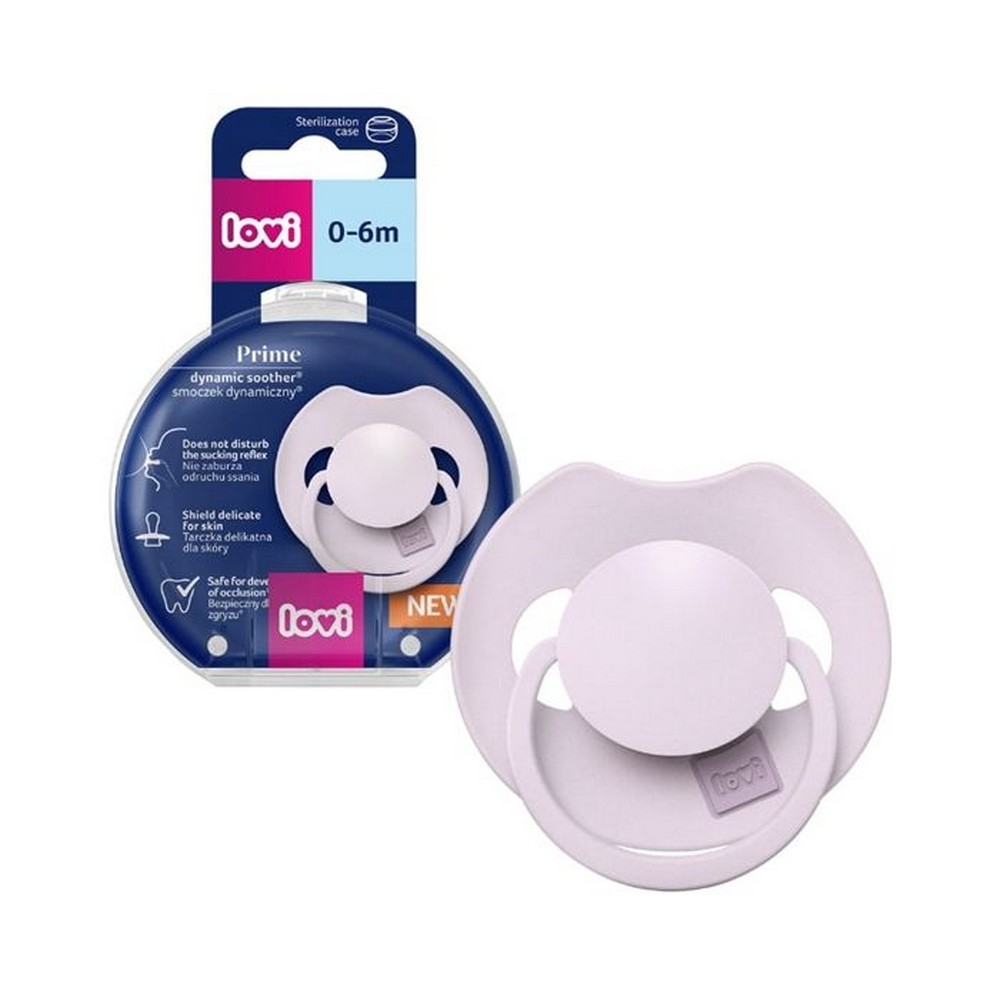 LOVI PRIME SILICONE DYNAMIC VARALICA 0-6M (1KOM) - LILAC 34/420 