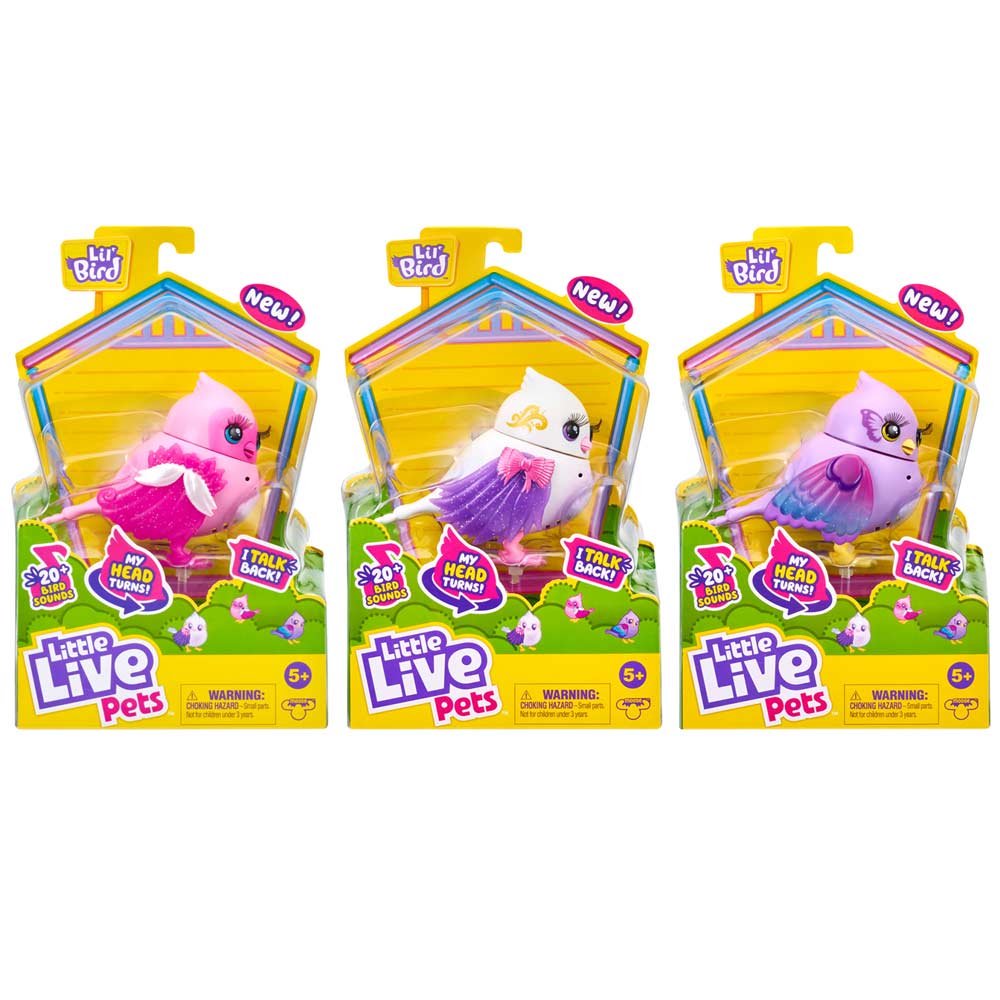 LITTLE LIVE PETS  SVETLECA PTICICA ASST 