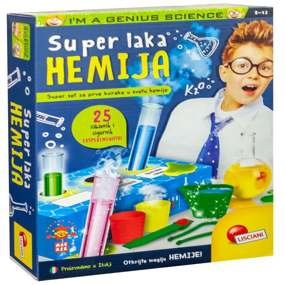 LISCIANI-MALI GENIJE  SET SUPER LAKA HEMIJA 