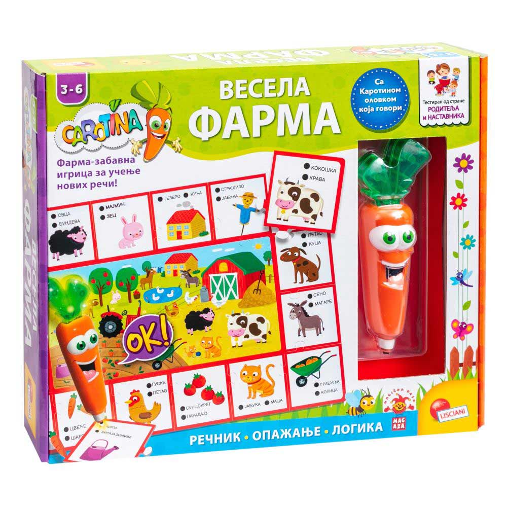 CAROTINA SR EDUKATIVNA IGRA FARMA LISCIANI 