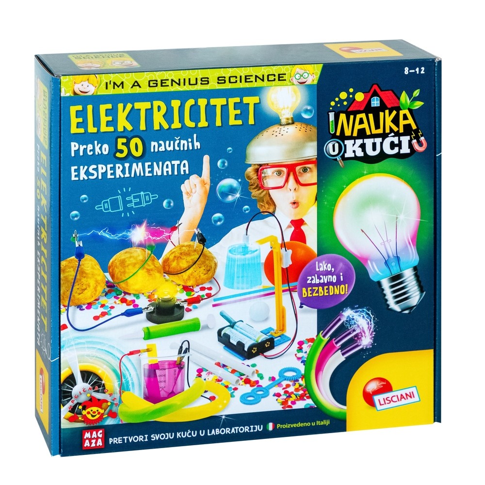 LISCIANI MALI GENIJE SR EDUKATIVNA IGRA ELEKTRICITET (1/6) 