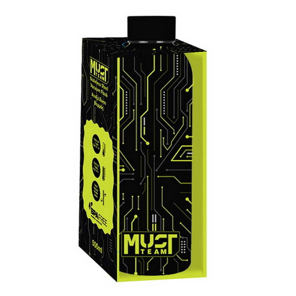 BOCA ZA VODU 500ML GREEN MUST TEAM 